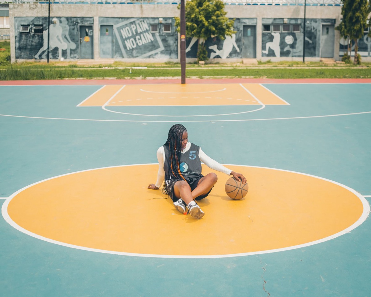 NBA Basketball Court with Jersey