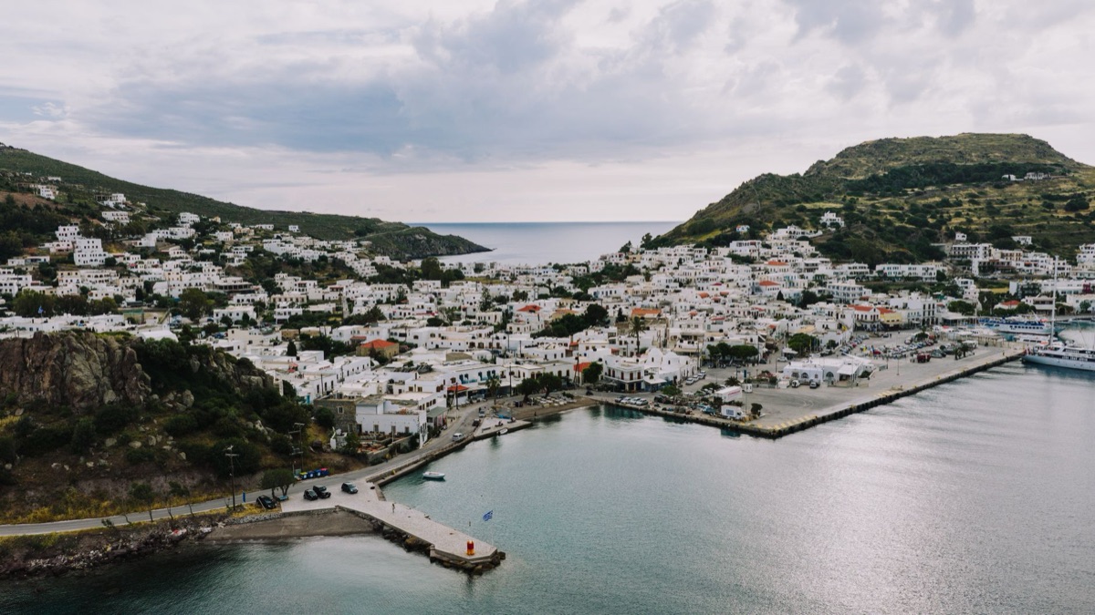 Un villaggio lucayano sull'isola di Andros