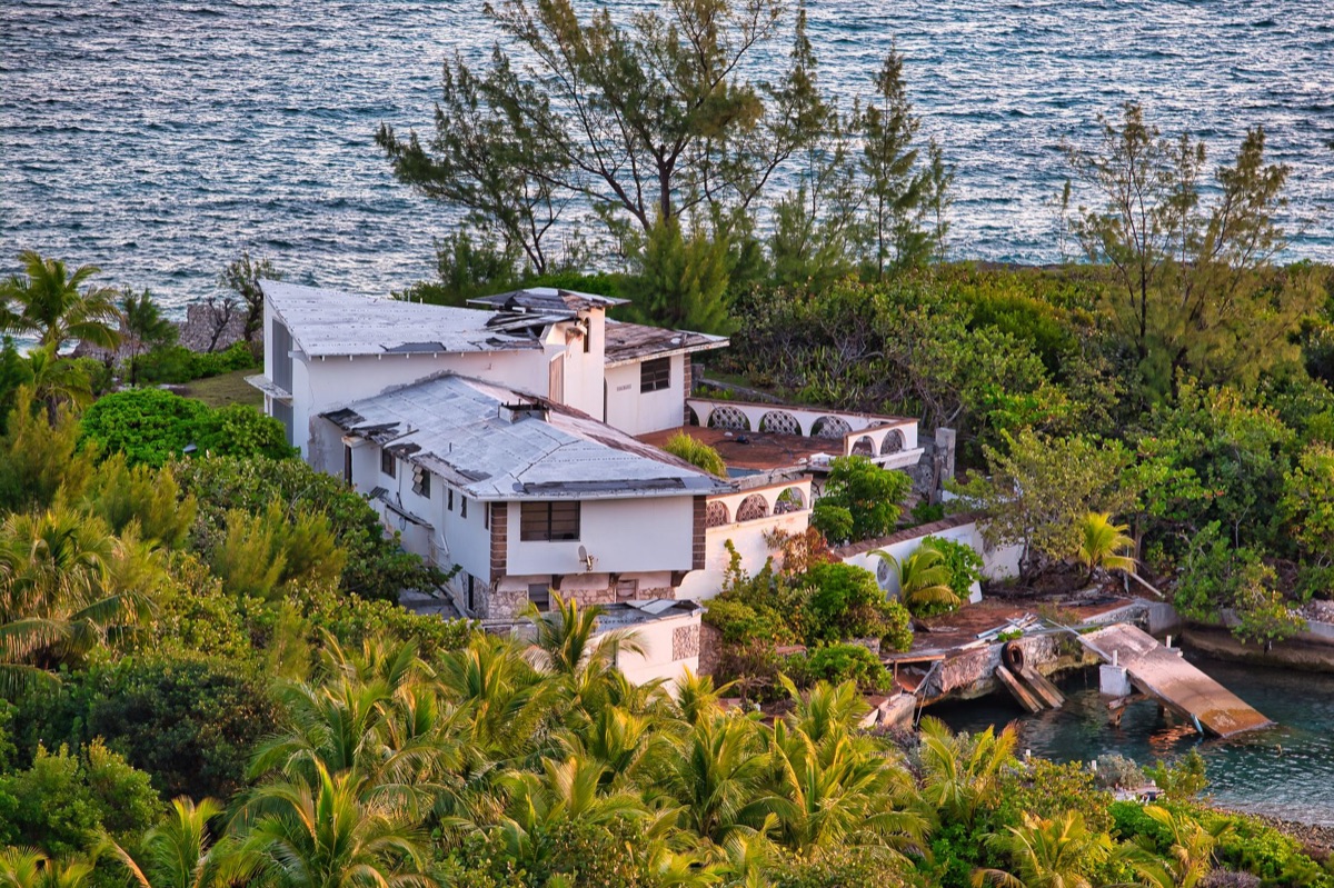 Un colonista britannico sull'isola di Andros