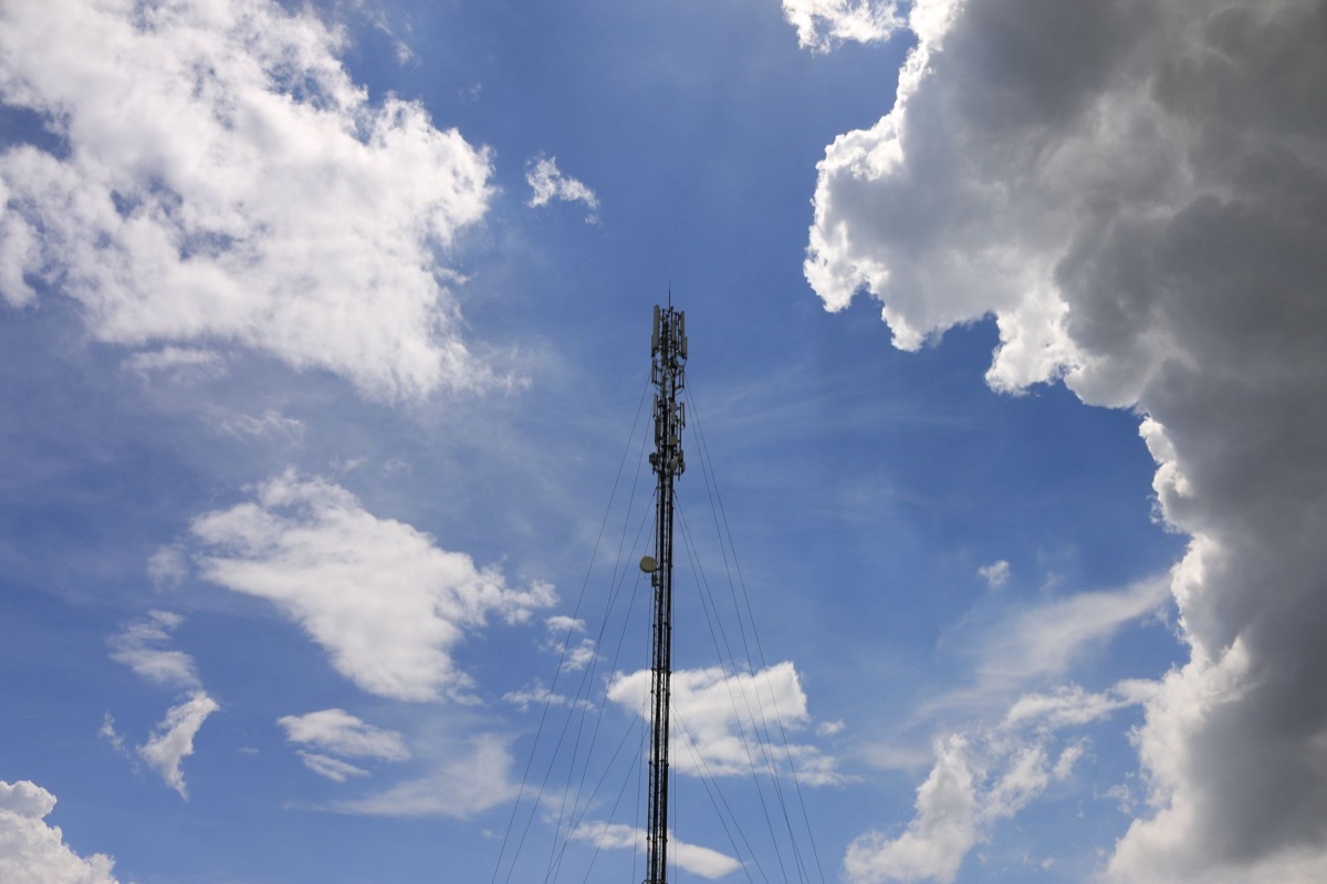 torre di comunicazione in baia