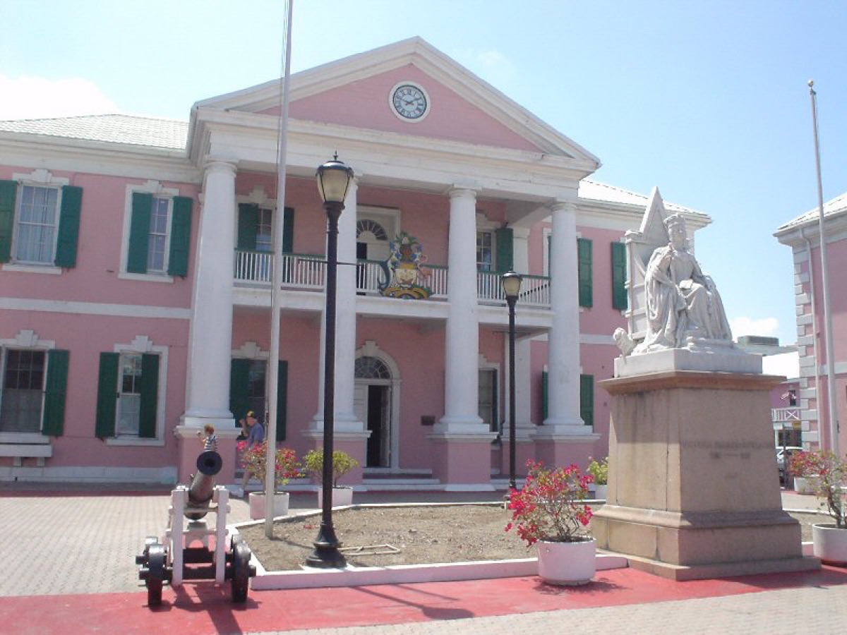 bâtiment du parlement à Nassau
